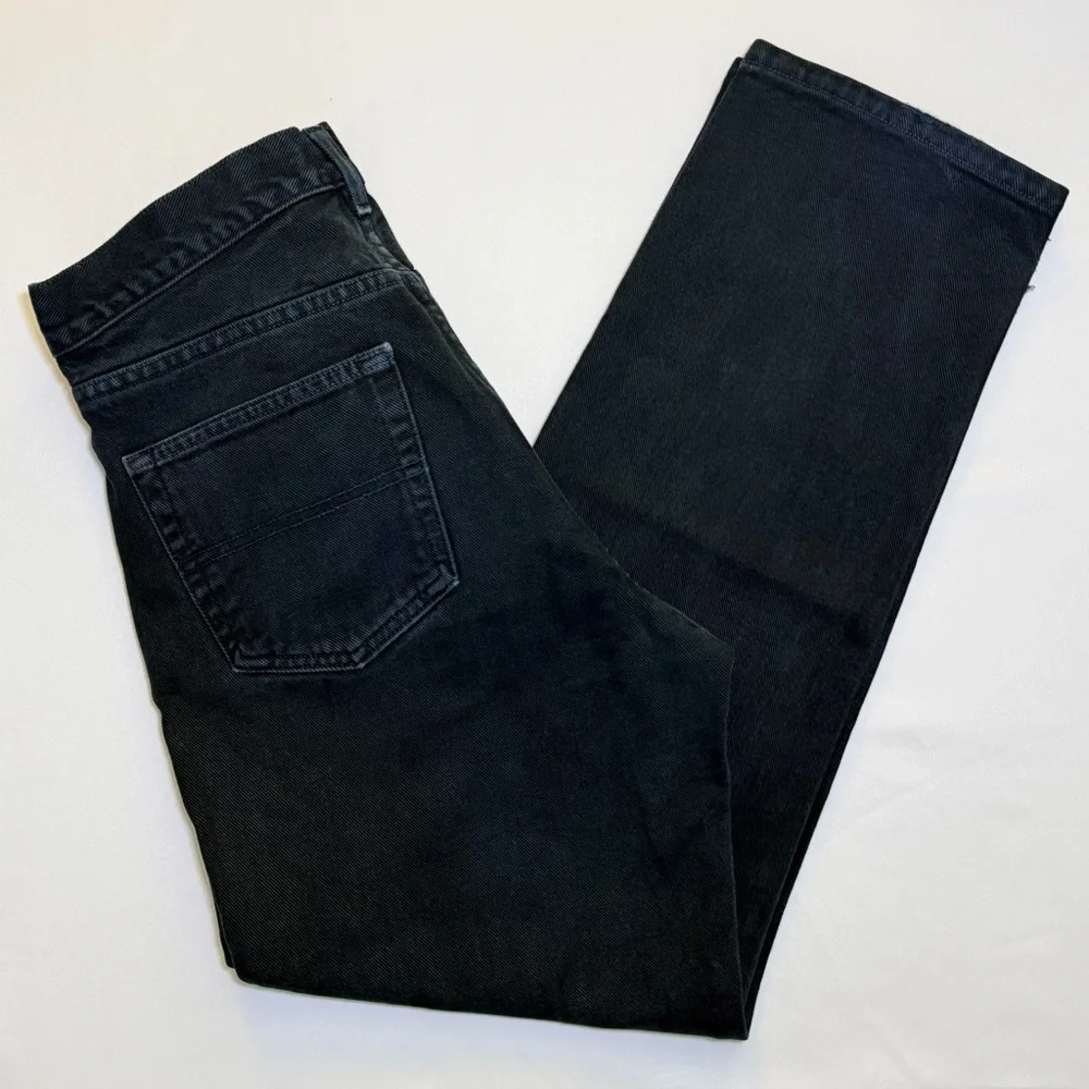Vintage 2001 DKNY Black Wash Denim 100% Cotton Classic Retro Y2K Straight Jeans